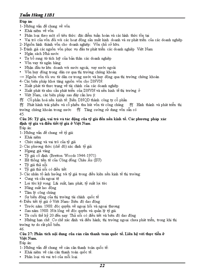 image for page Đề CƯƠNG MÔN TàI CHíNH TIềN Tệ