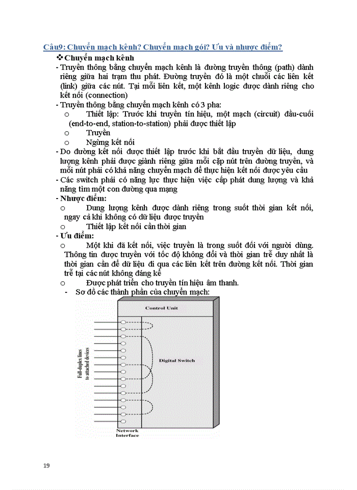 image for page Mô hình truyền thông cơ sở và Mô hình truyền thông dữ liệu Các thành phần chính Các nhiệm vụ chính