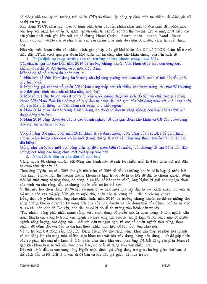 image for page 41 CÂU HỎI LÝ THUYẾT VÀ BÌNH LUẬN VỀ THỊ TRƯỜNG CHỨNG KHOÁN