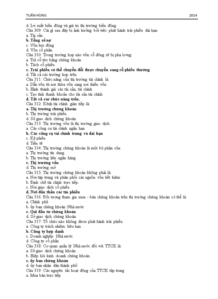 image for page 500 CÂU HỎI TRẮC NGHIỆM CƠ BẢN VỀ CHỨNG KHOÁN VÀ THỊ TRƯỜNG CHỨNG KHOÁN