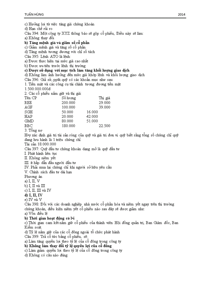 image for page 500 CÂU HỎI TRẮC NGHIỆM CƠ BẢN VỀ CHỨNG KHOÁN VÀ THỊ TRƯỜNG CHỨNG KHOÁN