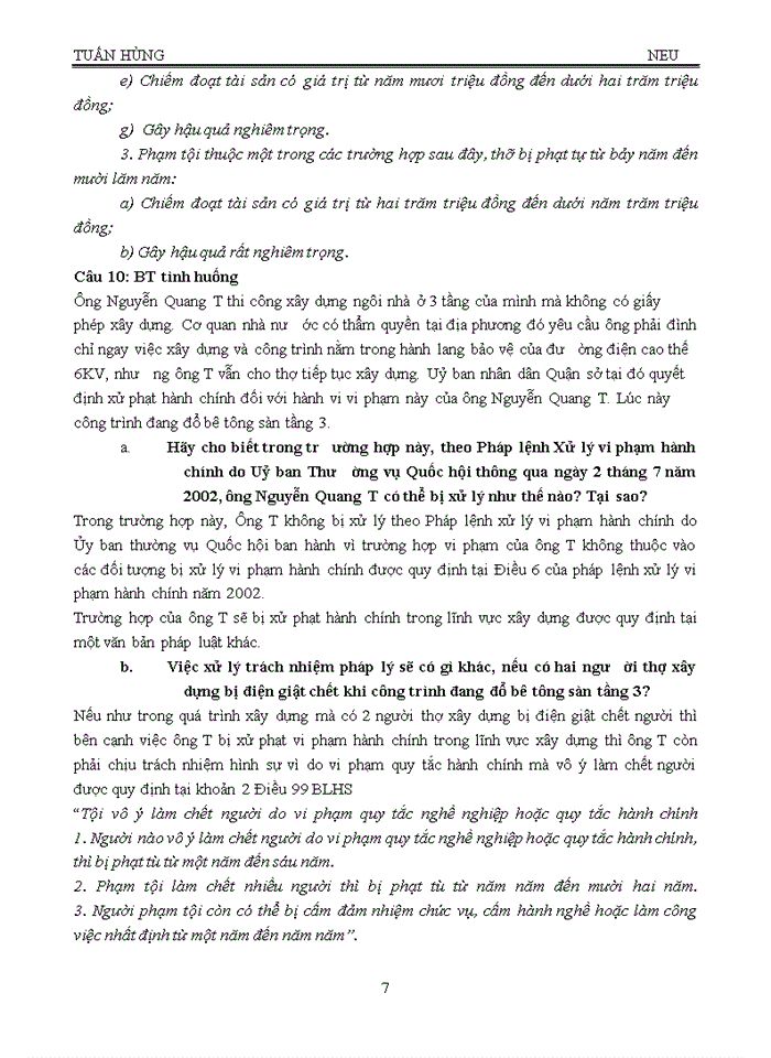 image for page Bài tập tình huống Pháp luật đại cương