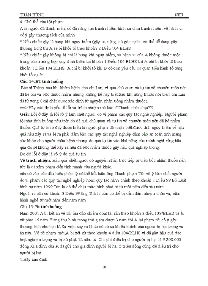 image for page Bài tập tình huống Pháp luật đại cương