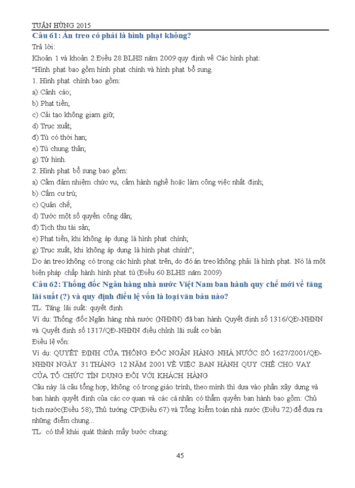 image for page CÂU HỎI LÝ THUYẾT MÔN PHÁP LUẬT ĐẠI CƯƠNG