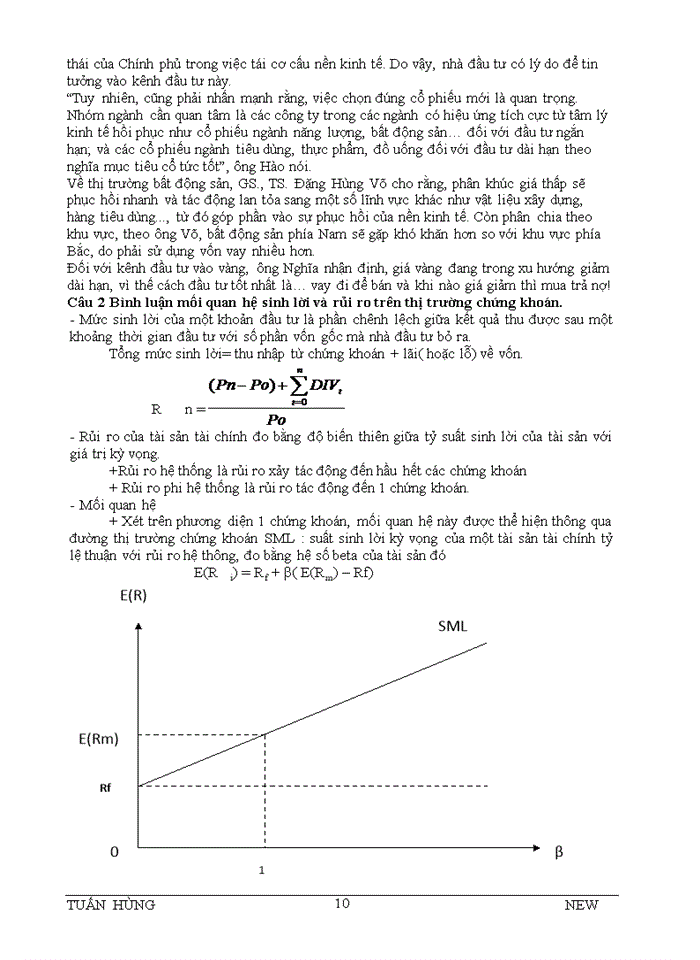 image for page 41 CÂU HỎI LÝ THUYẾT VÀ BÌNH LUẬN VỀ THỊ TRƯỜNG CHỨNG KHOÁN