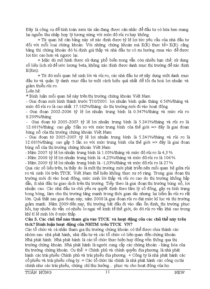 image for page 41 CÂU HỎI LÝ THUYẾT VÀ BÌNH LUẬN VỀ THỊ TRƯỜNG CHỨNG KHOÁN