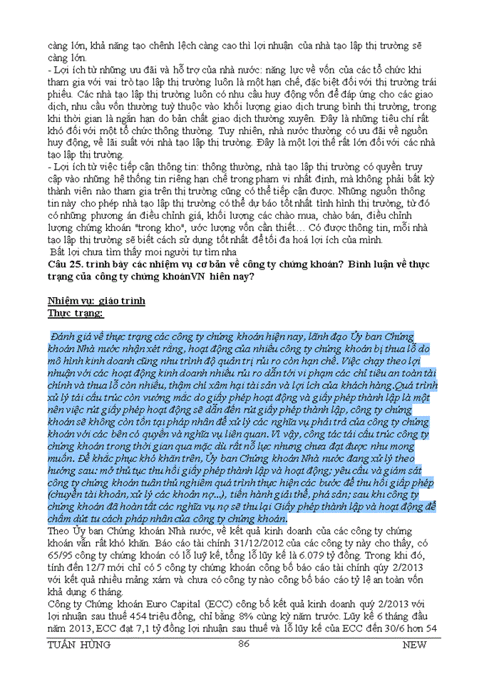 image for page 41 CÂU HỎI LÝ THUYẾT VÀ BÌNH LUẬN VỀ THỊ TRƯỜNG CHỨNG KHOÁN