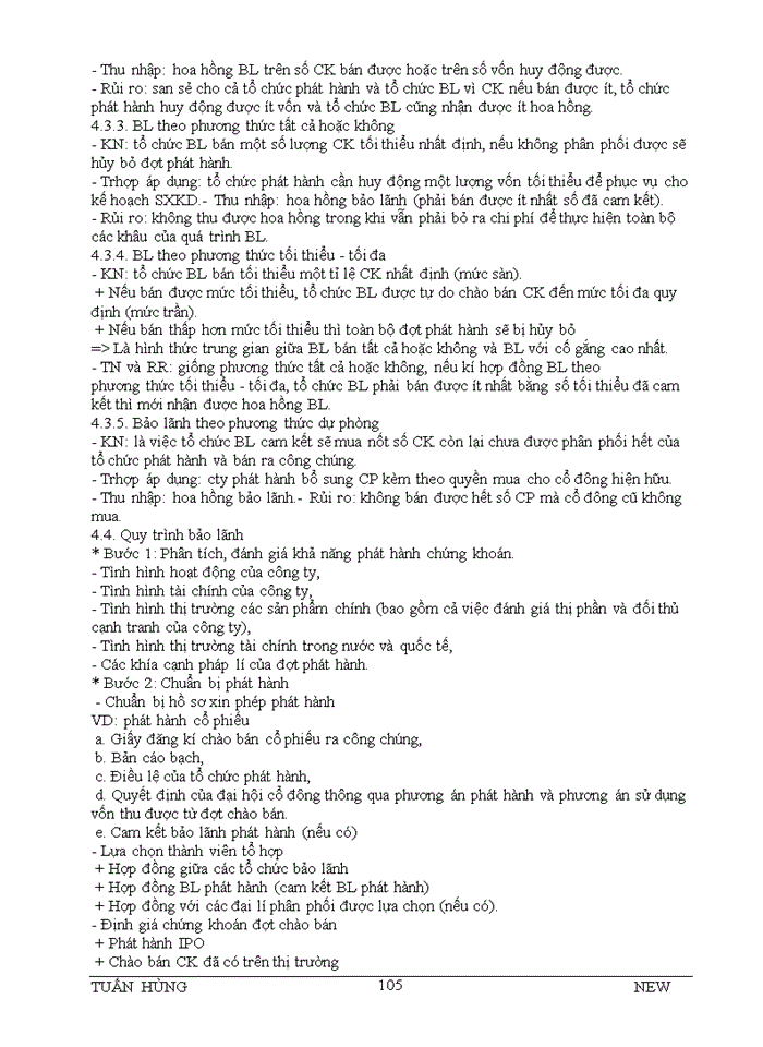 image for page 41 CÂU HỎI LÝ THUYẾT VÀ BÌNH LUẬN VỀ THỊ TRƯỜNG CHỨNG KHOÁN