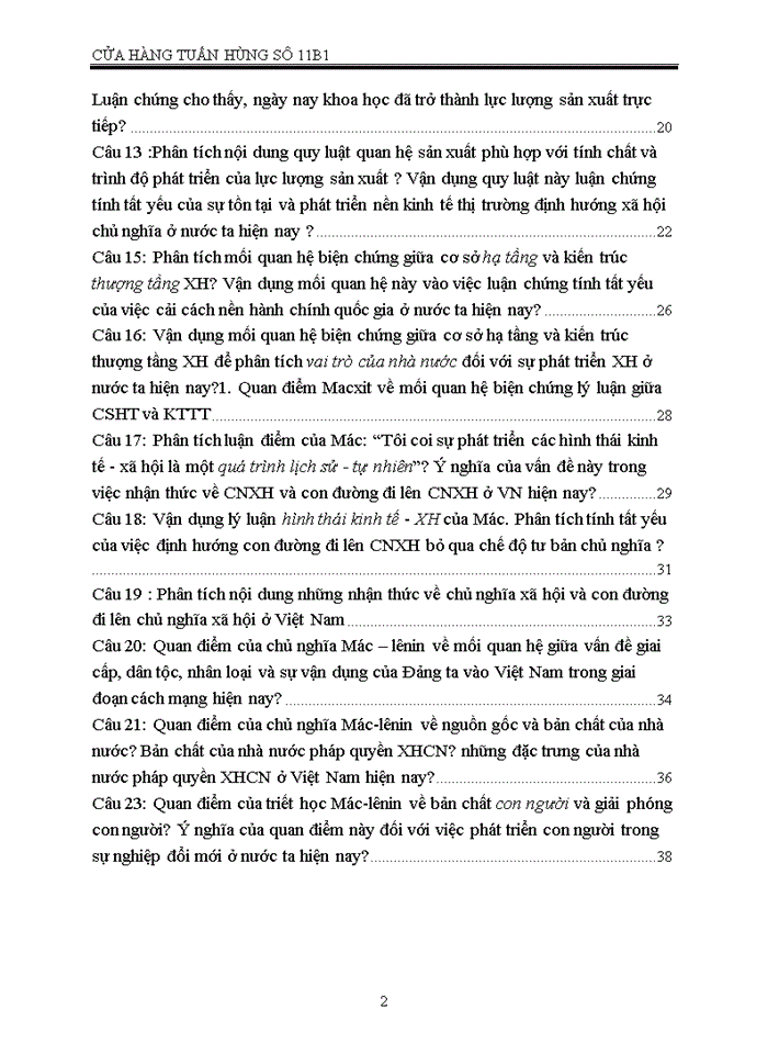 image for page Tài liệu môn nguyên lý - Mác Lênin