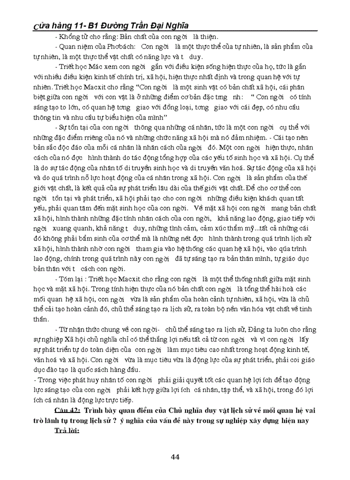 image for page Câu hỏi ôn tập môn triết học - máclênin