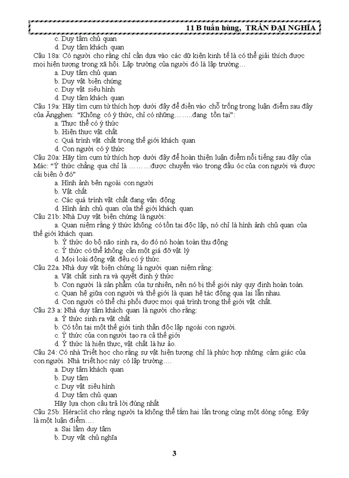 image for page 1000 CÂU TRẮC NGHIỆM TRIẾT HỌC MAC - LÊNIN