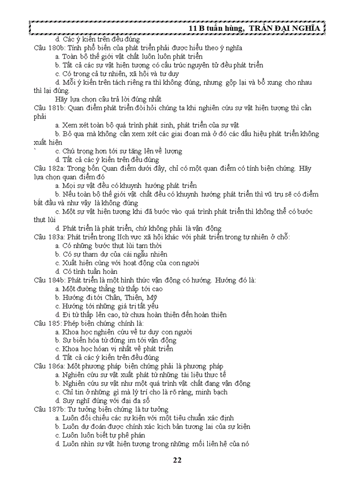 image for page 1000 CÂU TRẮC NGHIỆM TRIẾT HỌC MAC - LÊNIN