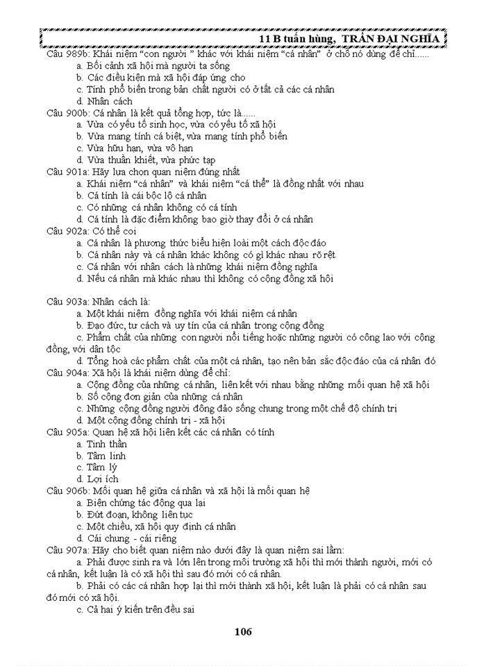 image for page 1000 CÂU TRẮC NGHIỆM TRIẾT HỌC MAC - LÊNIN