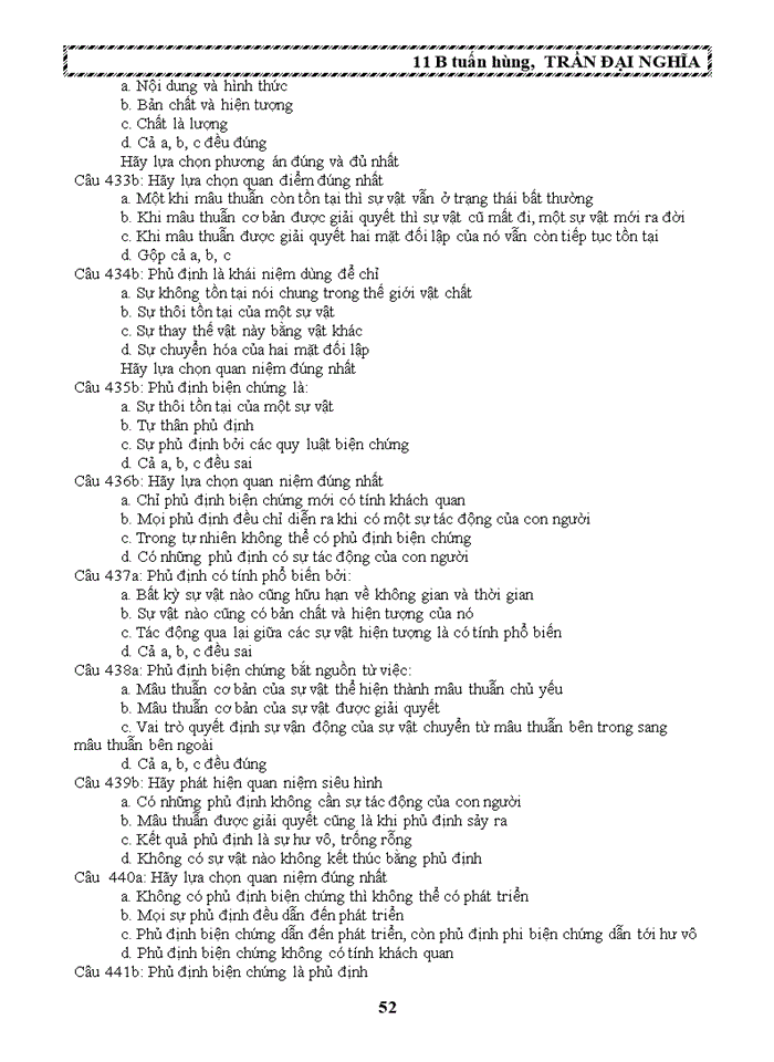 image for page 1000 CÂU TRẮC NGHIỆM TRIẾT HỌC MAC - LÊNIN