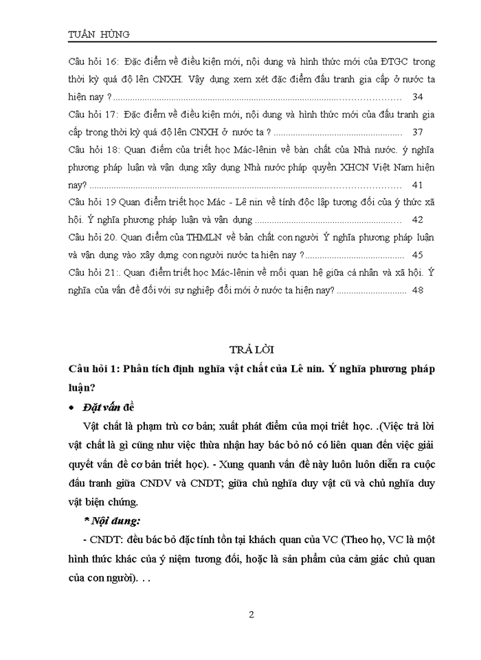 image for page ĐỀ CƯƠNG ÔN THI TRIẾT HỌC