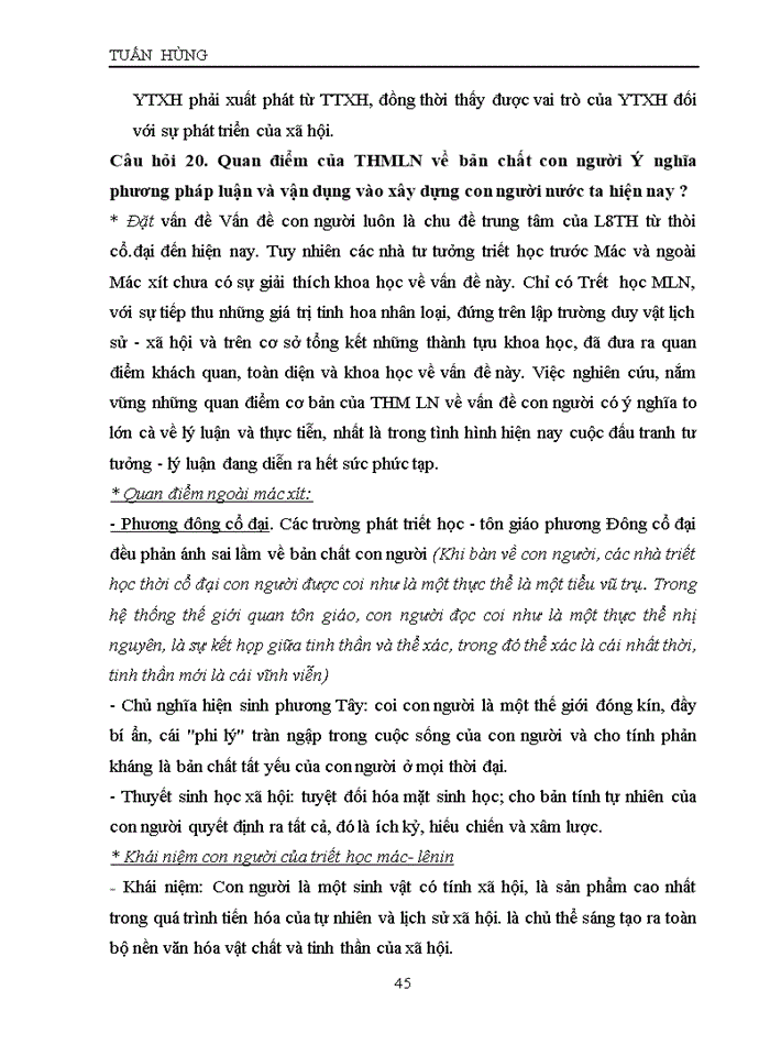 image for page ĐỀ CƯƠNG ÔN THI TRIẾT HỌC