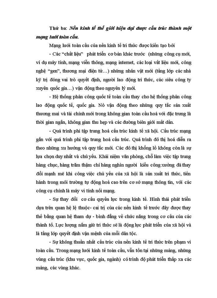 image for page Vai trò của công nghệ thông tin đối với sự hình thành và phát triển kinh tế tri thức ở Việt Nam