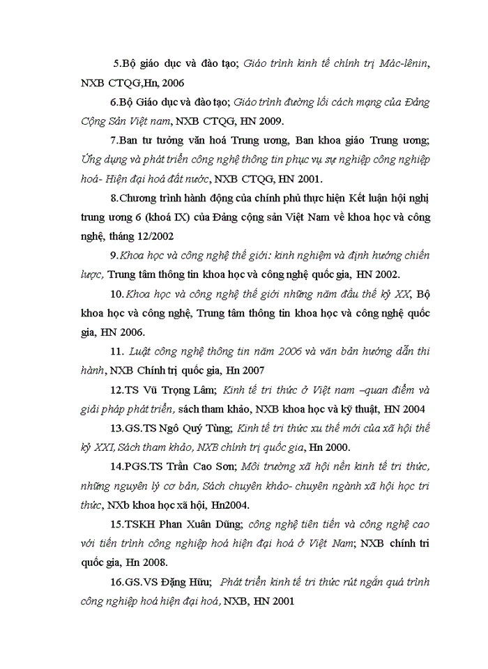 image for page Vai trò của công nghệ thông tin đối với sự hình thành và phát triển kinh tế tri thức ở Việt Nam