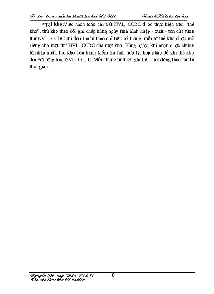 image for page Kế toán nguyên vật liệu và công cụ dụng cụ