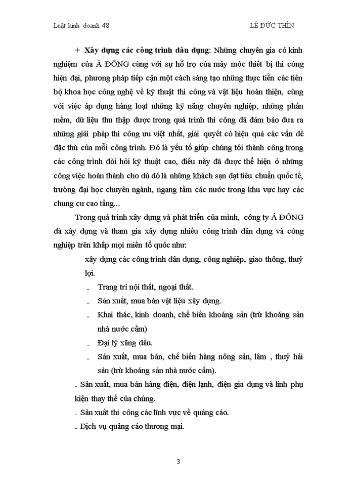 image for page Báo cáo Công ty Cổ phần ĐẦU TƯ XÂY DỰNG QUỐC TẾ Á ĐÔNG