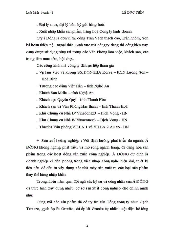 image for page Báo cáo Công ty Cổ phần ĐẦU TƯ XÂY DỰNG QUỐC TẾ Á ĐÔNG