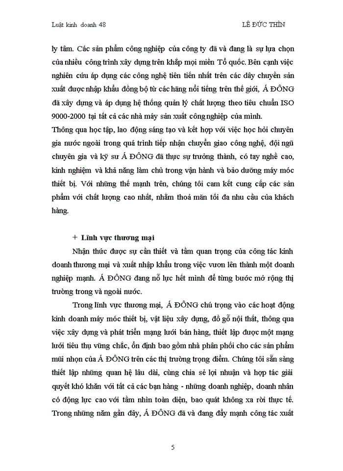 image for page Báo cáo Công ty Cổ phần ĐẦU TƯ XÂY DỰNG QUỐC TẾ Á ĐÔNG