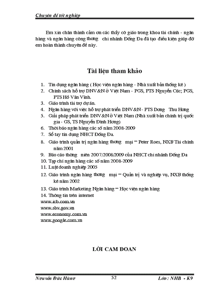 image for page Giải pháp tín dụng cho doanh nghiệp vừa và nhỏ của ngân hàng Công thương Đống Đa