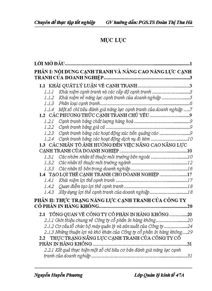 image for page Một số giải pháp nâng cao năng lực cạnh tranh của Công ty cổ phần In Hàng không