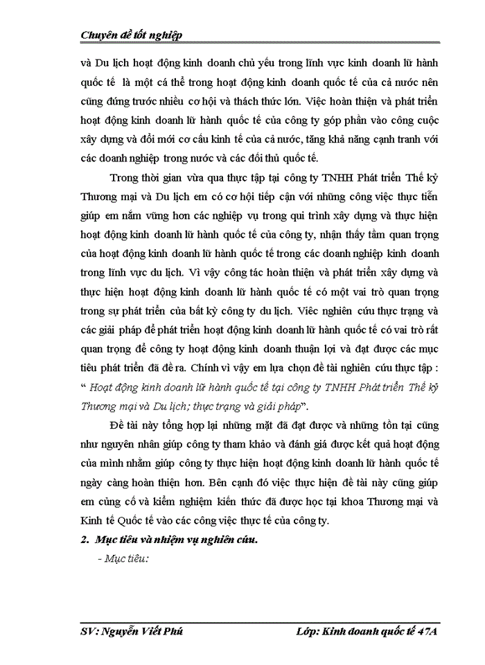 image for page HOẠT ĐỘNG KINH DOANH LỮ HÀNH QUỐC TẾ TẠI CÔNG TY Trách nhiệm hữu hạn PHÁT TRIỂN THẾ KỶ THƯƠNG MẠI VÀ DU LỊCH THỰC TRẠNG VÀ GIẢI PHÁP