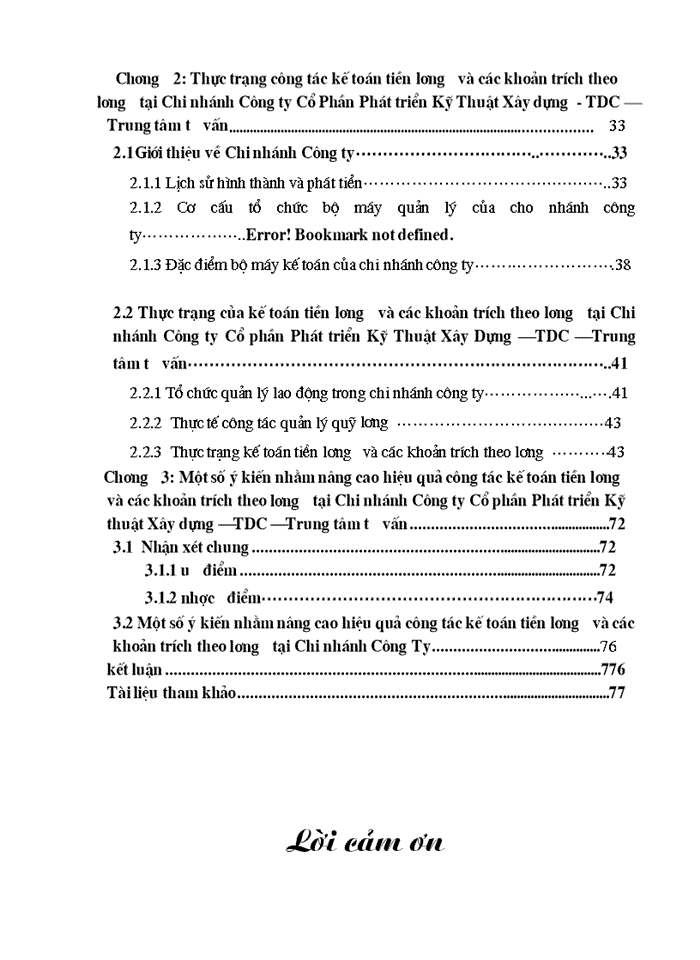 image for page Kế toán tiền lương và các khoản trích theo lương ở Chi Nhánh công ty cổ phần phát triển kỹ thuật xây dựng TDC - Trung tâm tư vấn