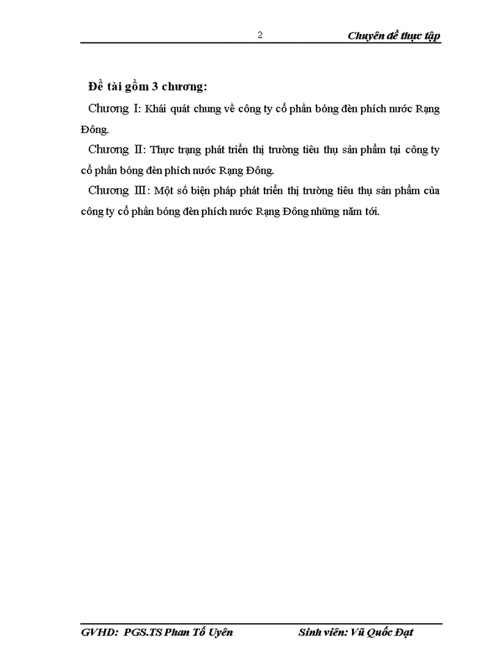 image for page Biện pháp phát triển thị trường tiêu thụ sản phẩm tại Công ty cổ phần Bóng đèn phích nước Rạng Đông