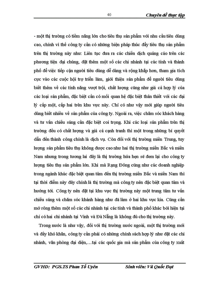 image for page Biện pháp phát triển thị trường tiêu thụ sản phẩm tại Công ty cổ phần Bóng đèn phích nước Rạng Đông