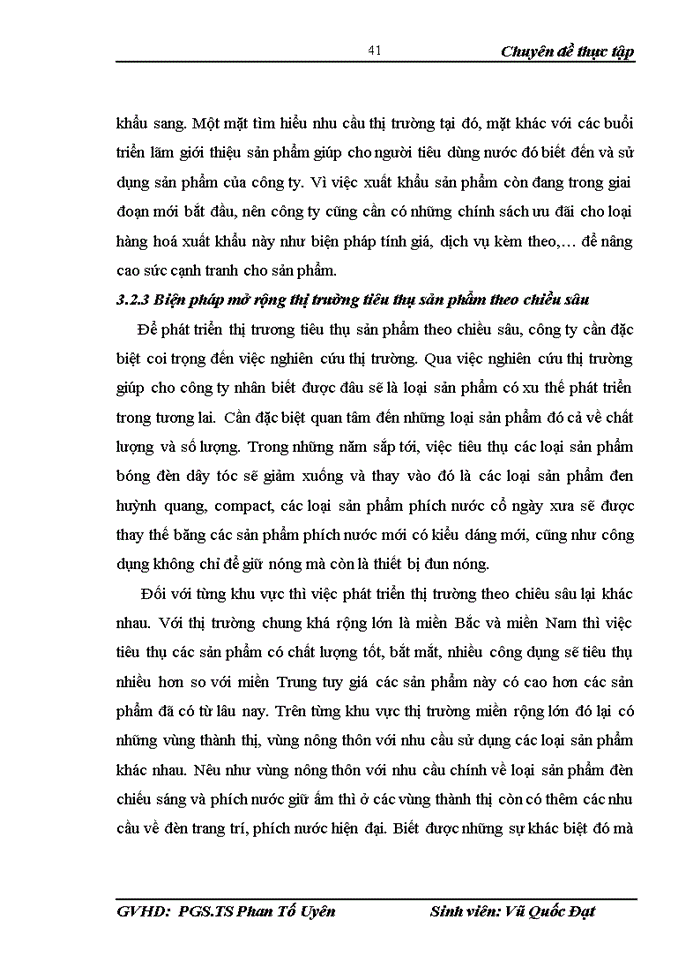 image for page Biện pháp phát triển thị trường tiêu thụ sản phẩm tại Công ty cổ phần Bóng đèn phích nước Rạng Đông