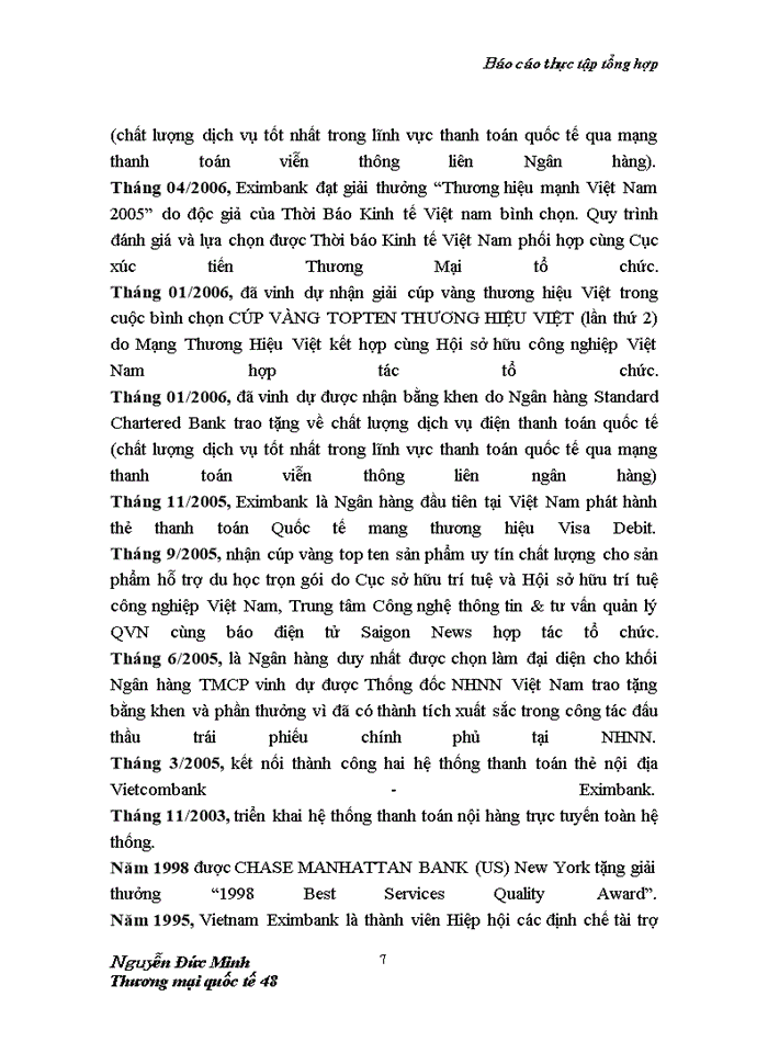 image for page Báo cáo Khái quát quá trình hình thành và phát triển của ngân hàng TMCổ phần xuất nhập khẩu Việt Nam