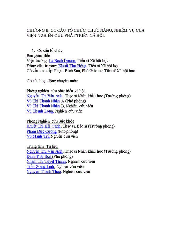 image for page Báo cáo TỔNG QUAN VỀ VIỆN NGHIÊN CỨU PHÁT TRIỂN XÃ HỘI - ISDS