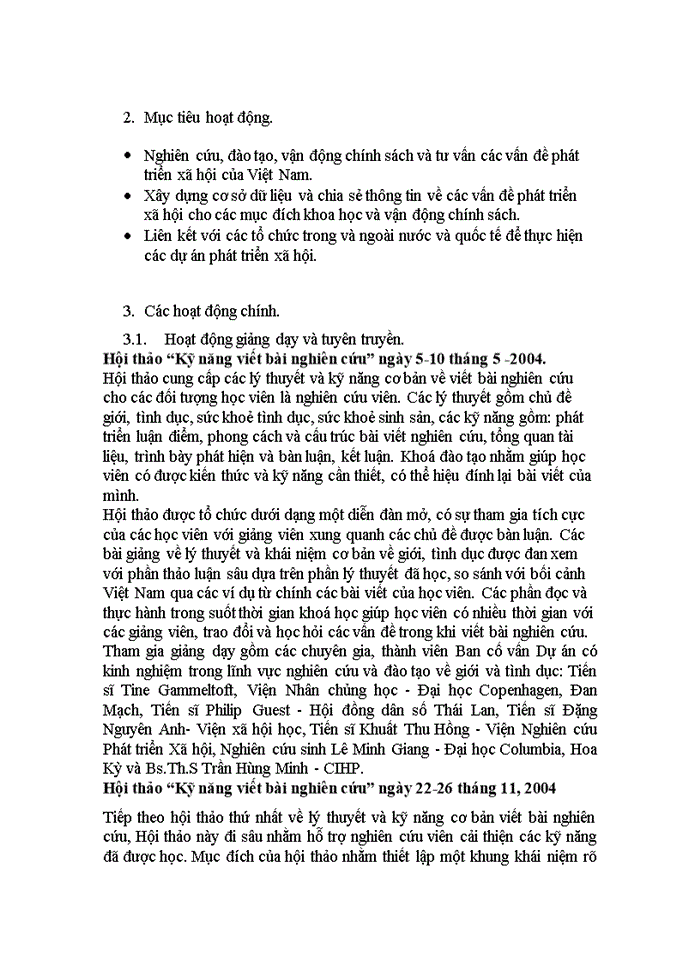 image for page Báo cáo TỔNG QUAN VỀ VIỆN NGHIÊN CỨU PHÁT TRIỂN XÃ HỘI - ISDS