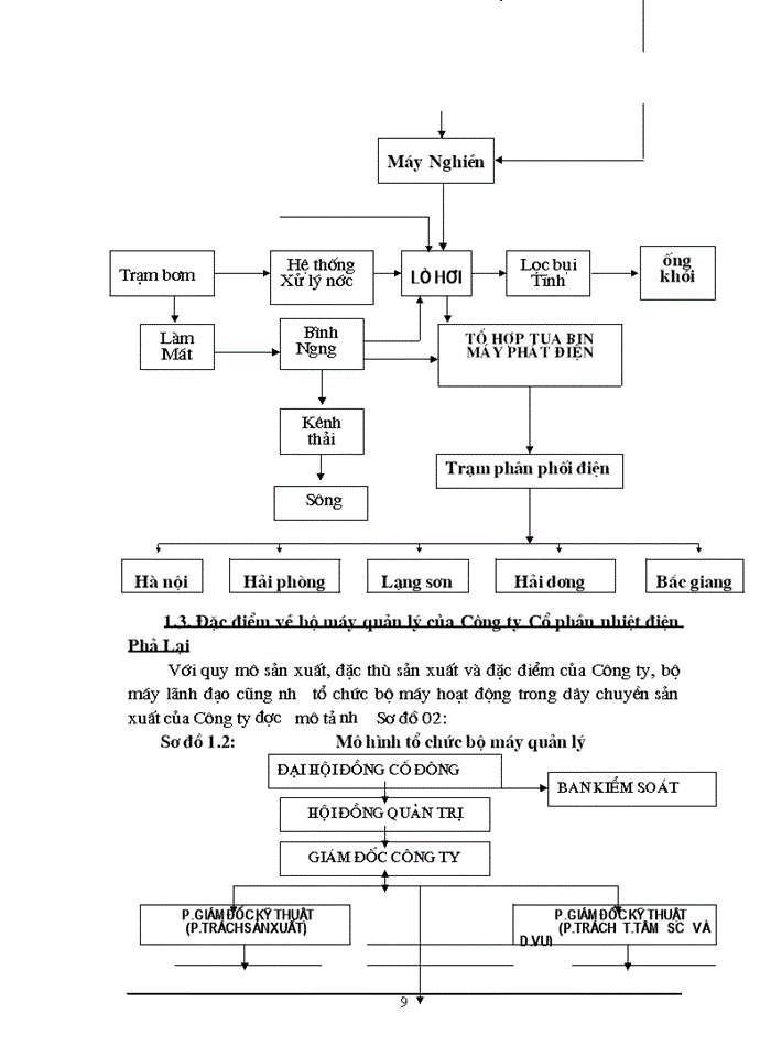 image for page Báo cáo tổng hợp Tổng quan về công ty cổ phần nhiệt điện Phả Lại