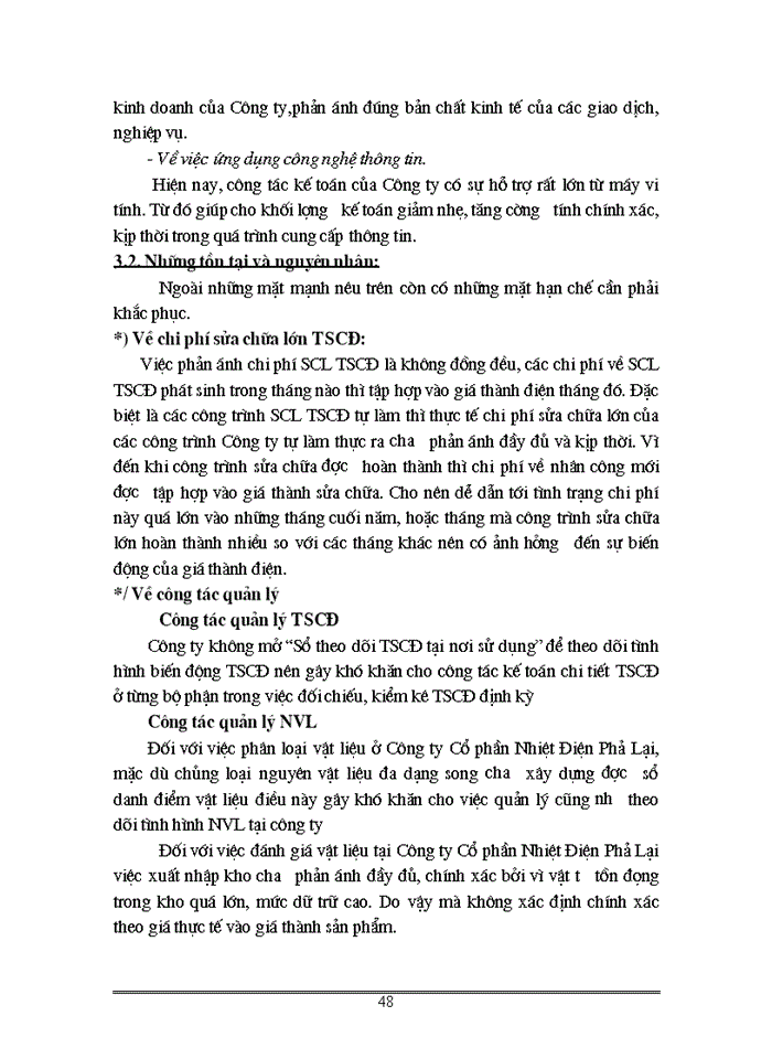 image for page Báo cáo tổng hợp Tổng quan về công ty cổ phần nhiệt điện Phả Lại