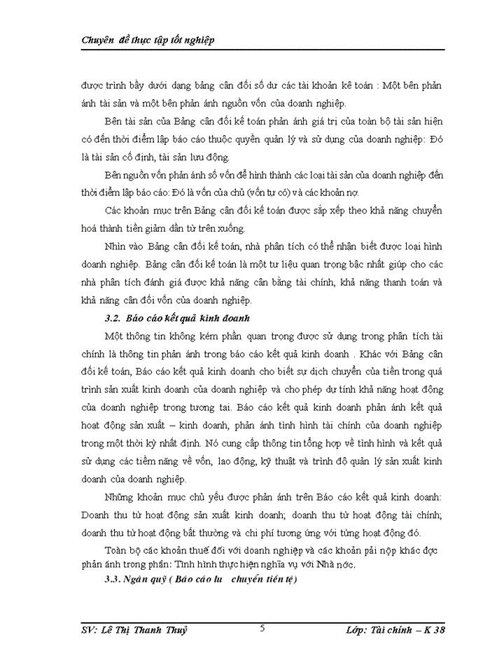 Giải pháp hoàn thiện công tác lập và phân tích Báo cáo tài chính tại Công ty cổ ph ần thương mại công nghiệp Thịnh Phát