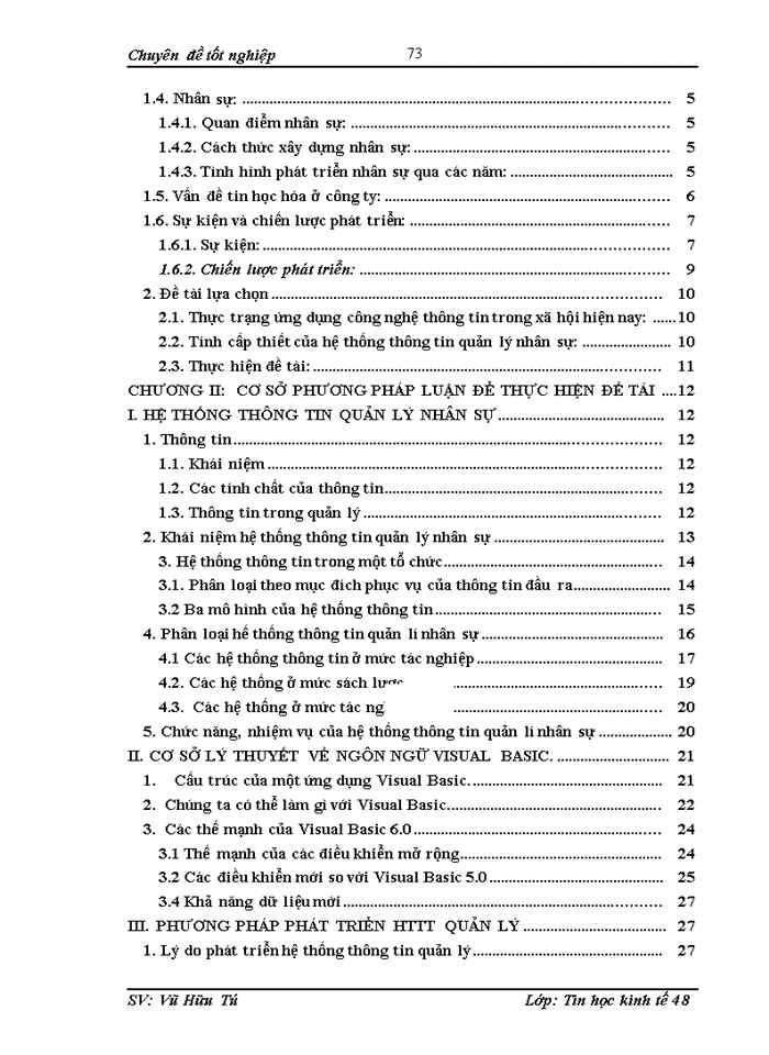 image for page Xây dựng hệ thống thông tin quản lý nhân sự tại công ty cổ phần phần mềm BRAVO