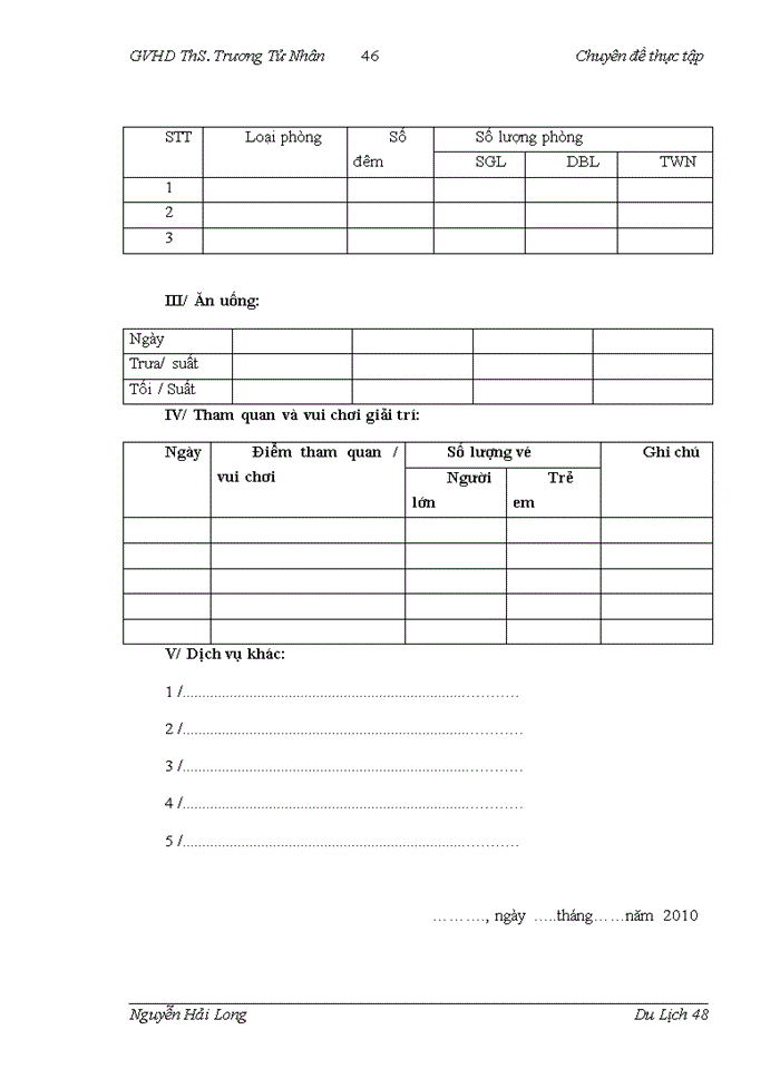 image for page Hoàn thiện quy trình điều hành chương trình du lịch nội địa tại công ty Đầu tư và Du lịch Sao Việt