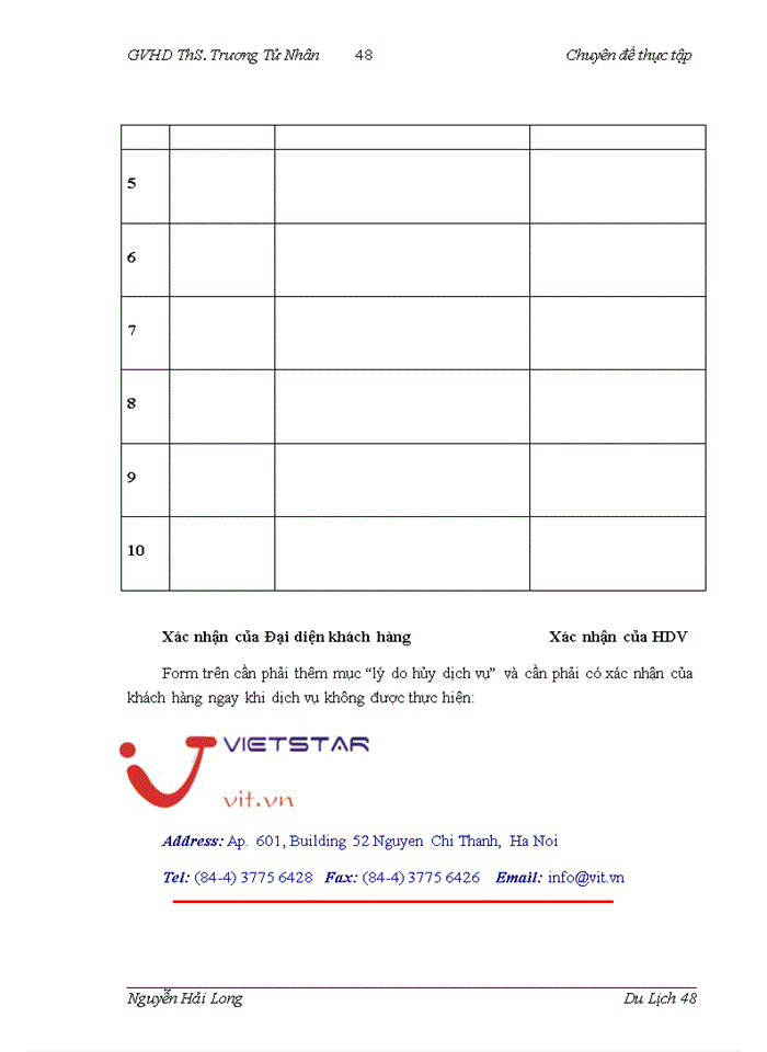 image for page Hoàn thiện quy trình điều hành chương trình du lịch nội địa tại công ty Đầu tư và Du lịch Sao Việt