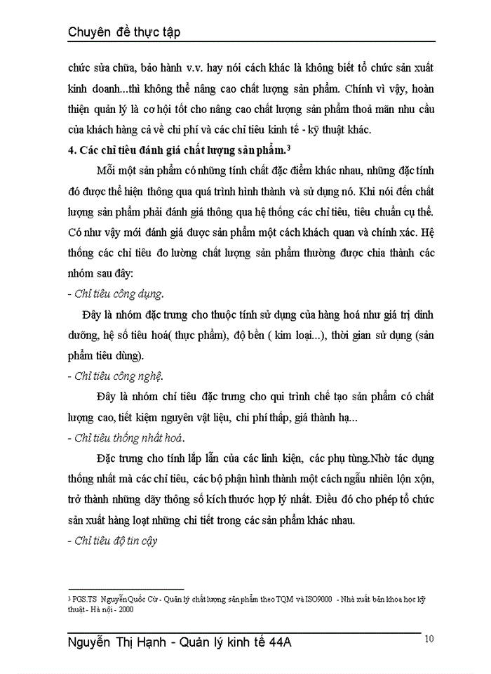image for page Một số giải pháp nhằm nâng cao công tác quản lý chất lượng sản phẩm ở nhà máy thiết bị điện HANAKA