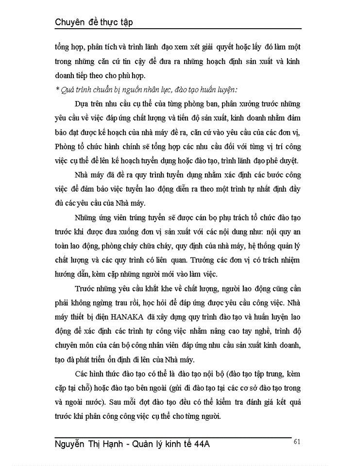 image for page Một số giải pháp nhằm nâng cao công tác quản lý chất lượng sản phẩm ở nhà máy thiết bị điện HANAKA
