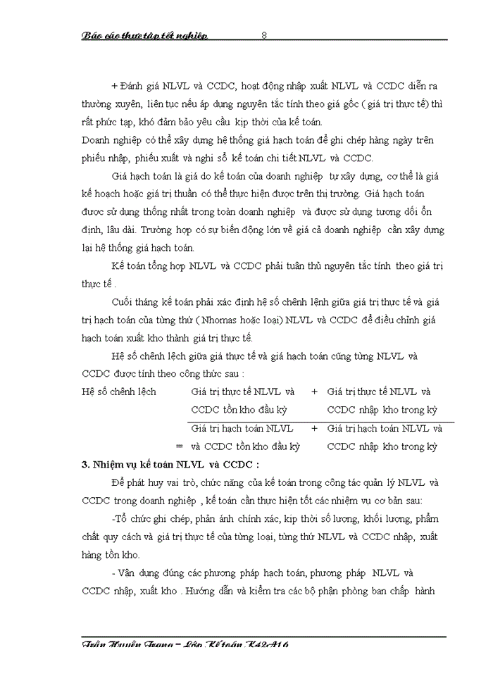 image for page Báo cáo Kế toán nguyên liệu vật liệu và công cụ dụng cụ tại công ty Trách nhiệm hữu hạn Hàn Việt