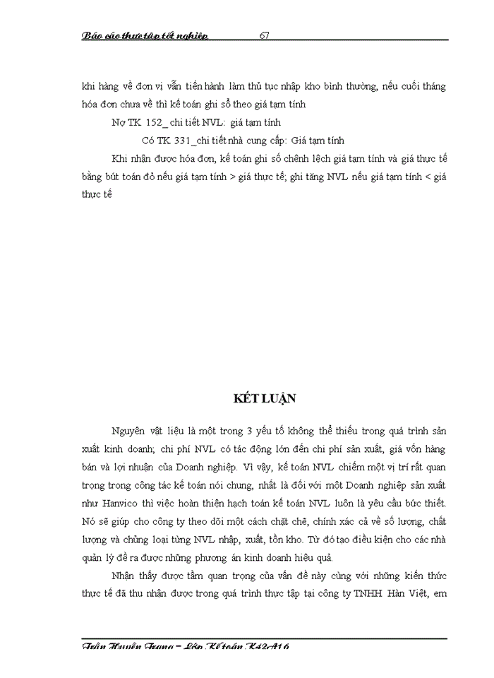 image for page Báo cáo Kế toán nguyên liệu vật liệu và công cụ dụng cụ tại công ty Trách nhiệm hữu hạn Hàn Việt
