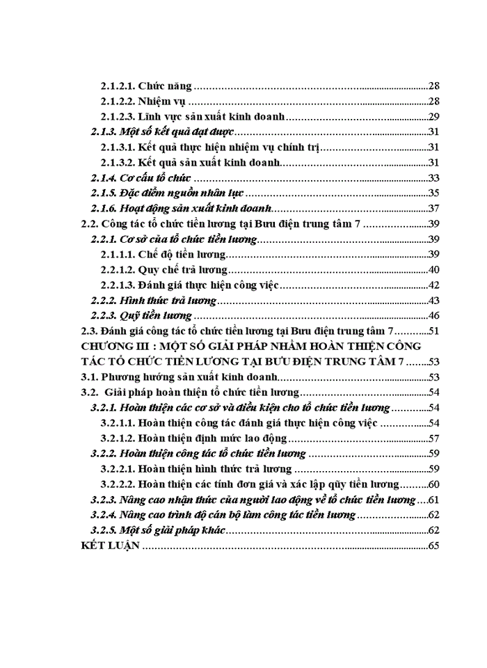 image for page Một sô giải pháp nhằm hoàn thiện công tác tổ chức tiền lương tại Bưu điện Trung tâm 7 Bưu điện thành phố Hà Nội