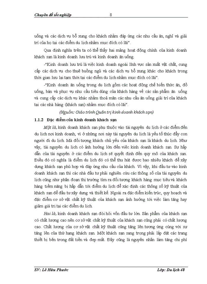 image for page Biện pháp thu hút khách trong kinh doanh tiệc tại nhà hàng Hoa Sen 6 thuộc công ty cổ phần du lịch Kim Liên