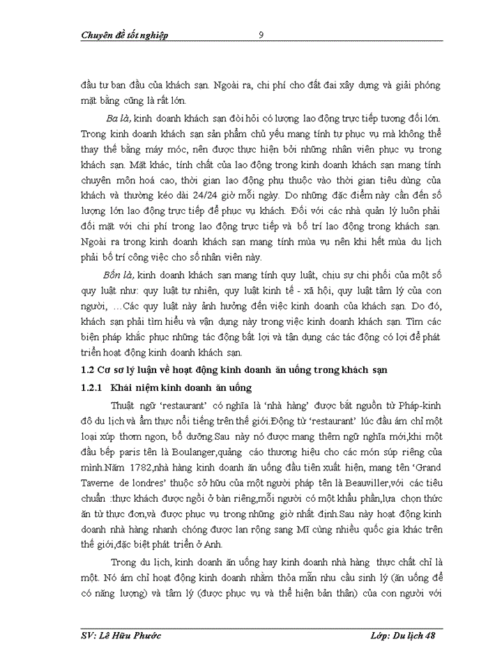 image for page Biện pháp thu hút khách trong kinh doanh tiệc tại nhà hàng Hoa Sen 6 thuộc công ty cổ phần du lịch Kim Liên