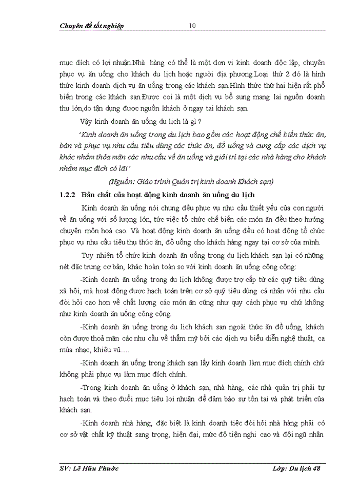 image for page Biện pháp thu hút khách trong kinh doanh tiệc tại nhà hàng Hoa Sen 6 thuộc công ty cổ phần du lịch Kim Liên